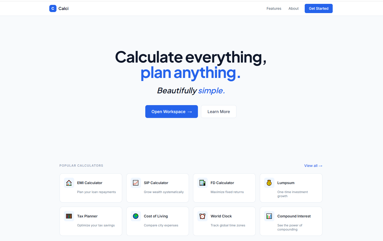 AnyCalc - Calculate anything, anywhere