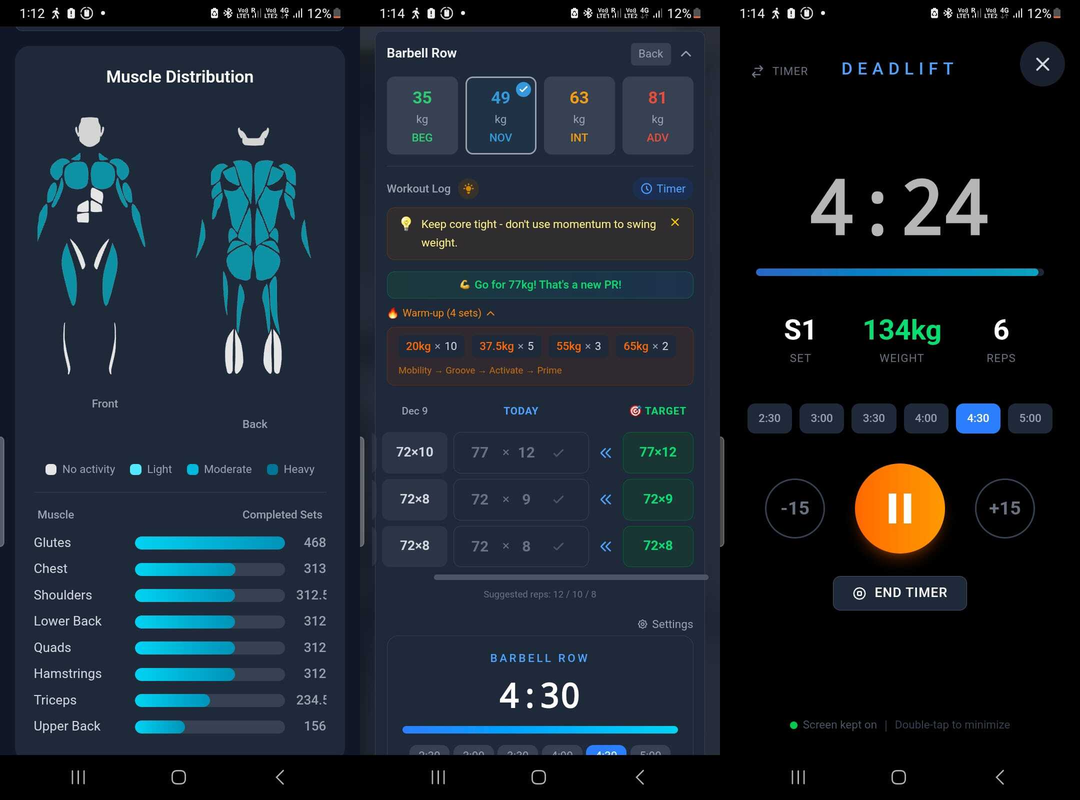 REPPIT - Fitness strength tracking app